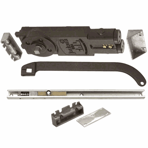 CRL 21201U31302 Jackson Dark Bronze Concealed Closer with U Offset Slide-Arm Hardware
