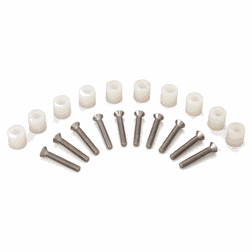 CRL B7BSP1 Smoke Baffle Replacement Screws Grommets - 10 Pack