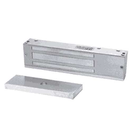CRL SDC1511A SDC EMLock Single Electromagnetic Lock, 1650 lbs Holding Force, Aluminum Finish