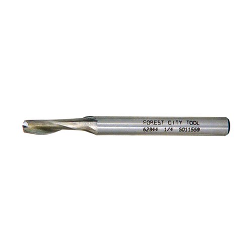 CRL J40007 High-Speed Steel Single Flute Router Bit for Aluminum Cutting