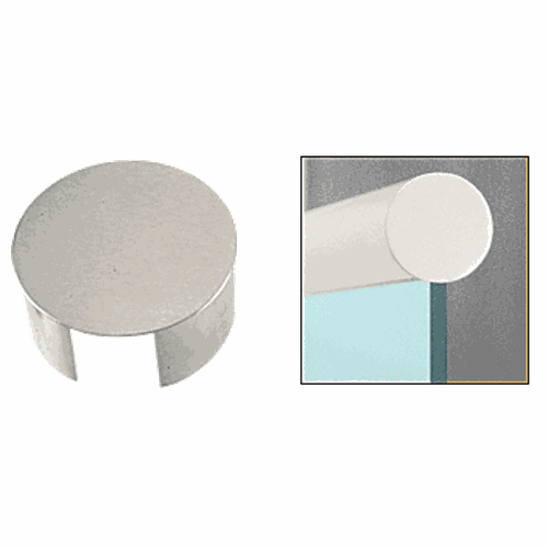 CRL GR35ECBS Brushed Stainless End Cap for 3.5