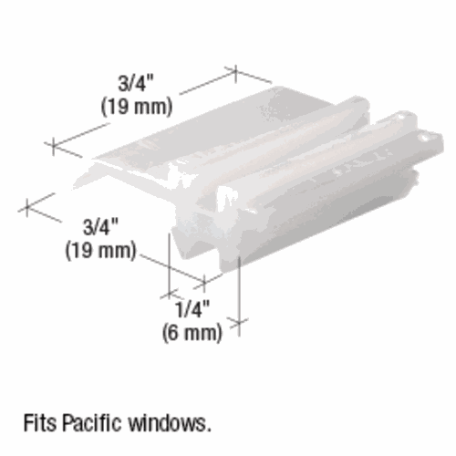 CRL G3063 Pacific Windows Sliding Window Top Guide