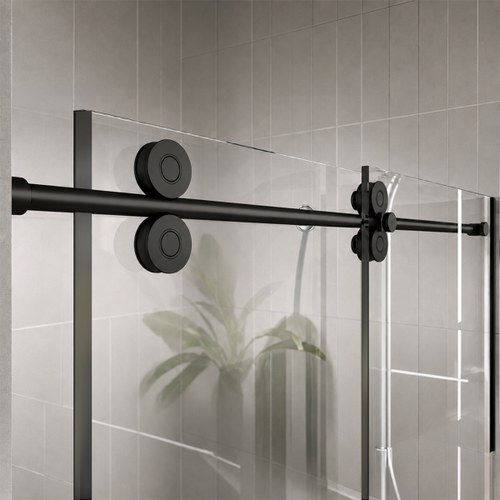 CRL CRE78MBL Matte Black 180 Crescent Series Sliding System