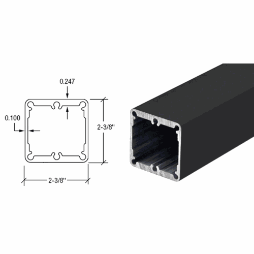 CRL PHD241BL Matte Black Heavy-Duty 241