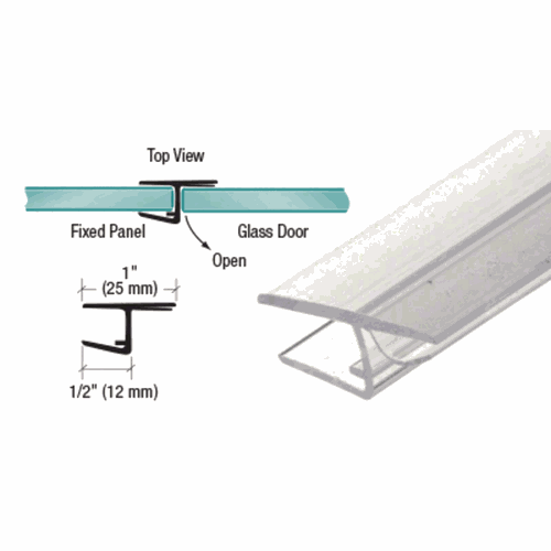 CRL PCK8 H Jamb Seal with Cushion Fin for 180 Application