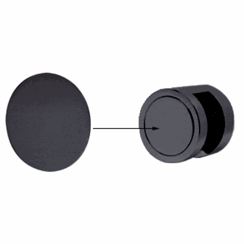 CRL EGD1SKMBL Matte Black Edge Grip Cover Disk