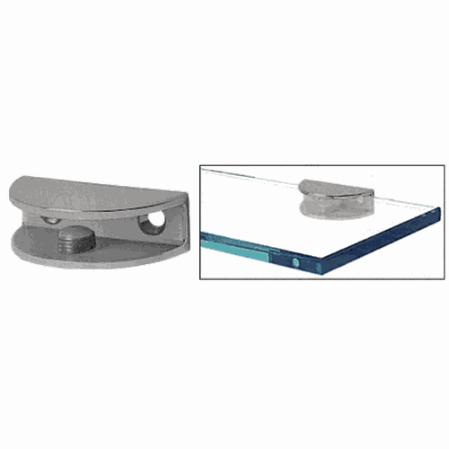 CRL FA12BN Brushed Nickel Rounded Shower Shelf Clamp