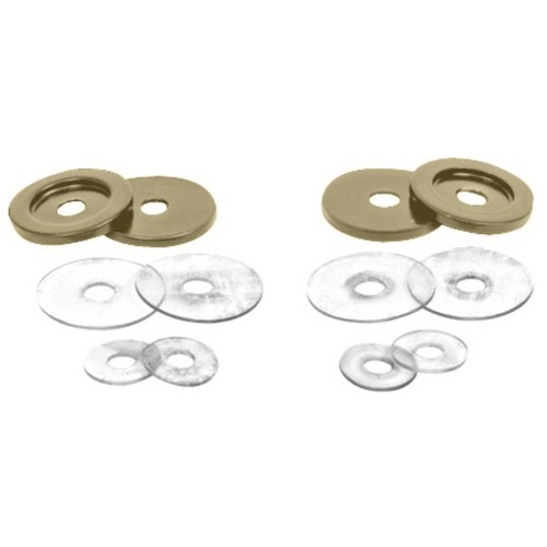 CRL 30WKBBRZ Brushed Bronze Washers for Back-to-Back Solid Pull Handles