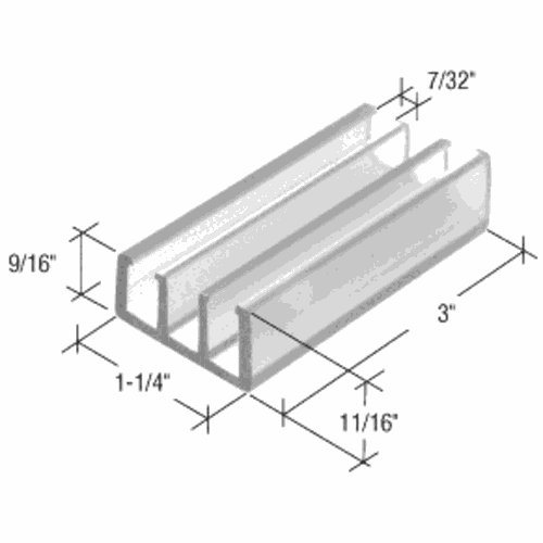 CRL M6089 Clear 1-1/4