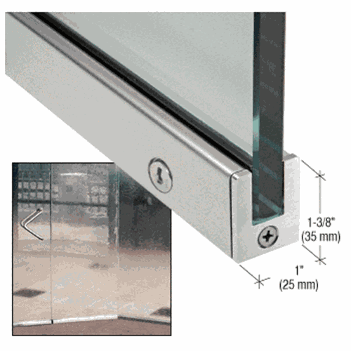 CRL SP35BS12SL Brushed Stainless 1-3/8