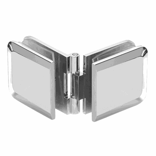 CRL ADJBEV180CH Polished Chrome Adjustable Beveled Glass Clamp