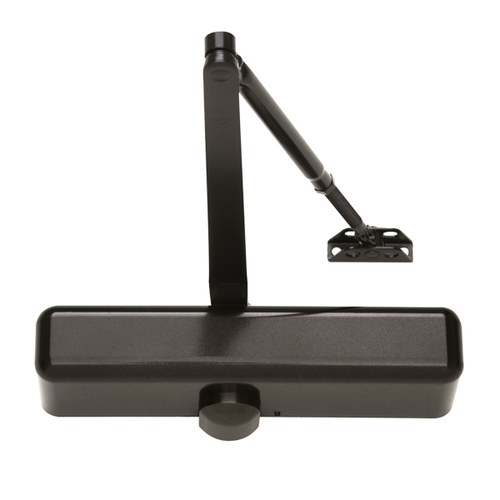 CRL PR80DU Dark Bronze Adjustable Spring Door Closer, Size 2-5, Surface Mount