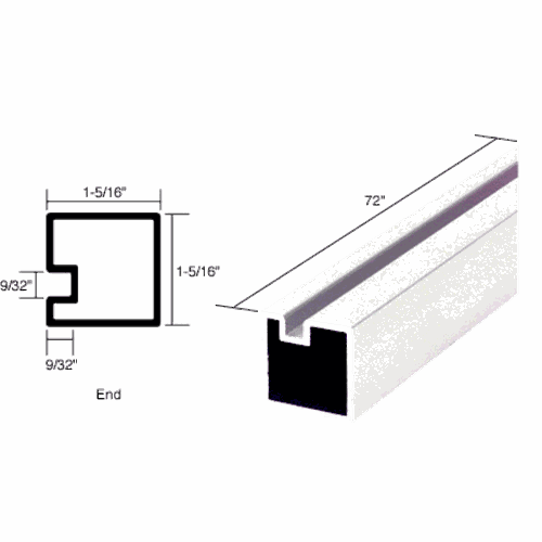 CRL 6423020 Buffed Brite Anodized 72