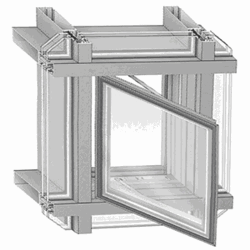 CRL TV60671 U.S. Aluminum 7600 Series Out-Swing Casement Window, Custom Paint
