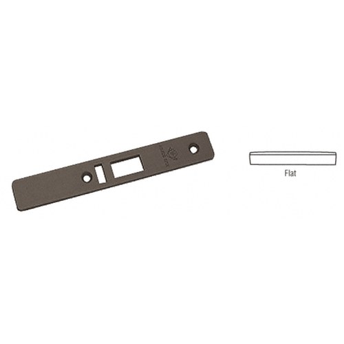 CRL 450220DU Dark Bronze Flat Faceplate for AR4513 Deadlatch Locks