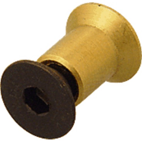 CRL LSQBRNUT Brass L-Square Nut and Screw Replacement Set