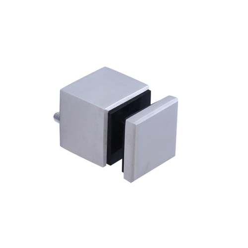 CRL SS0B2134BS 316 Brushed Stainless Glass Rail Square Standoff Base Cap - 1.75