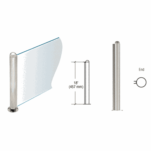 CRL PP09EBS Brushed Stainless 18