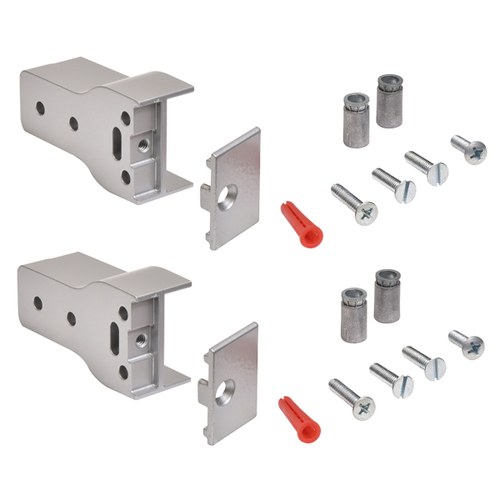 CRL 30702626 Satin Aluminum Mounting Kit for Jackson 896 Removable Mullion