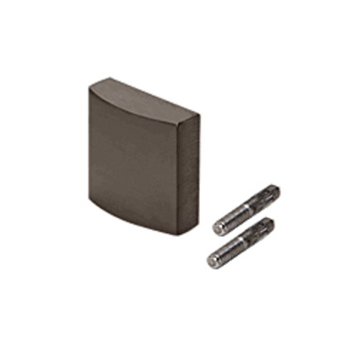 CRL 324ECDU Blumcraft Dark Bronze Flat End Caps for 324 Series Aluminum Railings