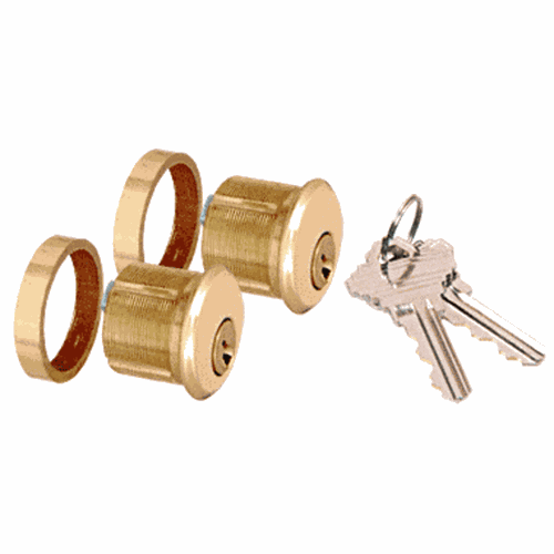 CRL AMR205CCBR Brass AMR Double Keyed Cylinders