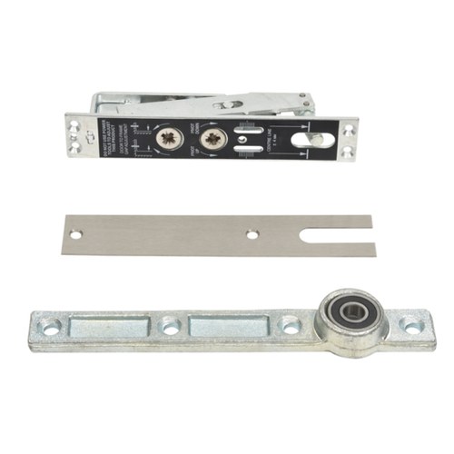 CRL J580BS Jackson Heavy-Duty Adjustable Center-Hung Top Pivot with Stainless Cover