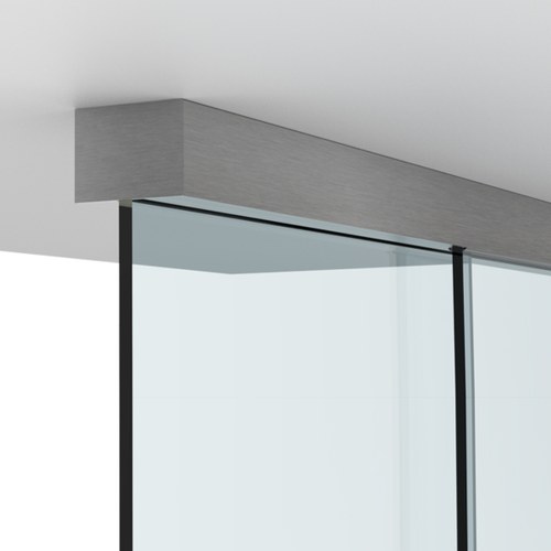 CRL 6901BSA 690 Series Brushed Stainless Sliding Door Fixed Panel Mount Kit