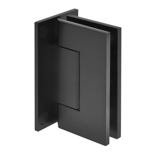 CRL TNT337MBL Matte Black Trento 337 Series Adjustable Wall Mount Back Hinge
