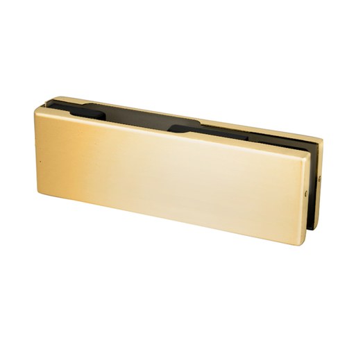 CRL EUR201BR Brass EUR Series Top/Bottom Patch Fitting - No Insert