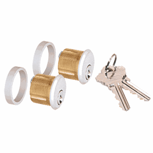 CRL AMR205CCA Satin Anodized AMR Series Double Keyed Cylinders