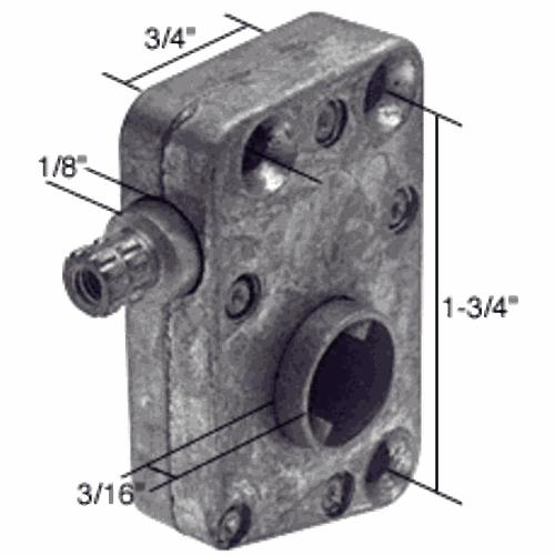 CRL R7020 Left Hand Window Slant Sill Operator, 1-3/4