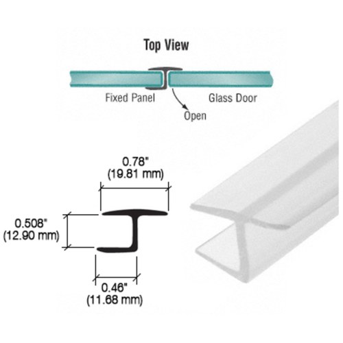 CRL PCC12 'Y' Jamb Seal with Soft Leg for 1/2