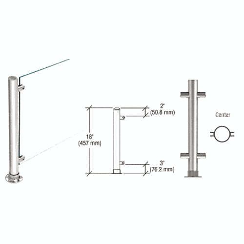 CRL PP45CPS Polished Stainless 18