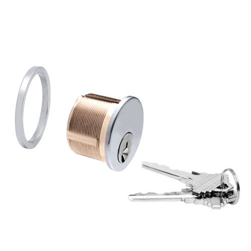 CRL DRA10SA Satin Anodized Mortise Keyed Alike Cylinder
