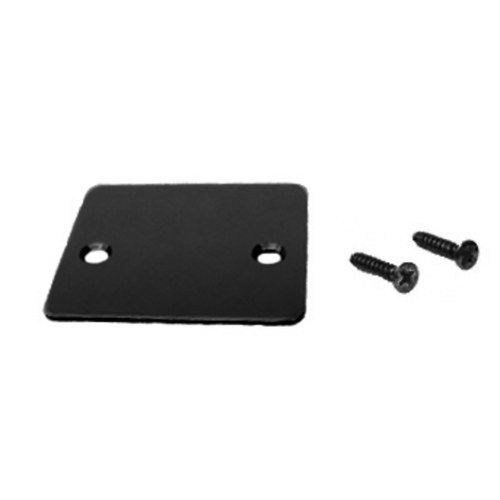 CRL UCECMBL Matte Black End Cap with Screws