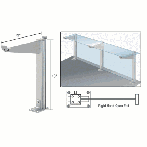 CRL D995ARH0E Satin Anodized 18