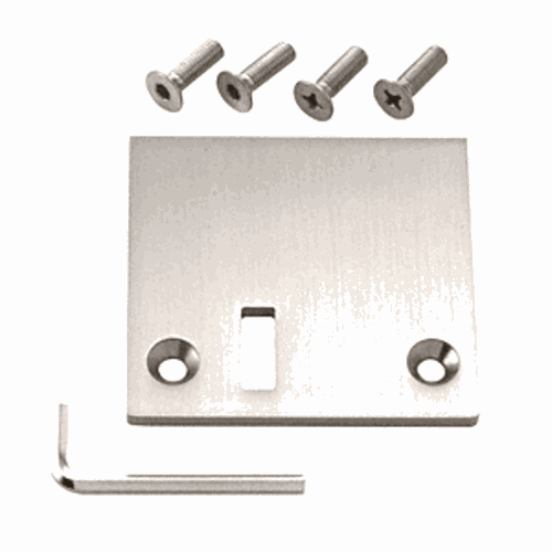 CRL GE90SC3BN Brushed Nickel Geneva Stop Plate for RPS