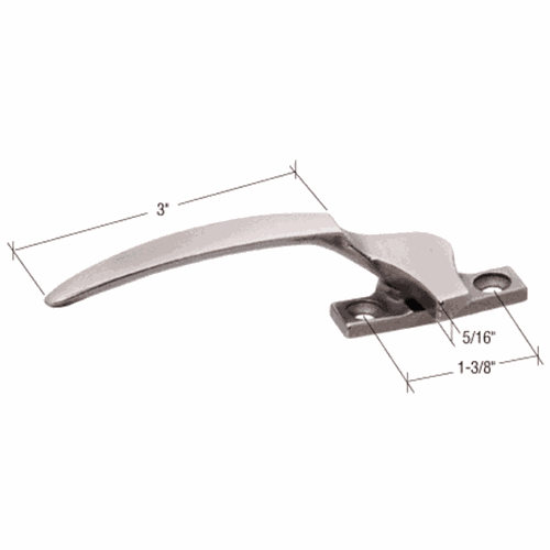 CRL H3602 Left-Hand Casement Window Lock Handle, 1-3/8