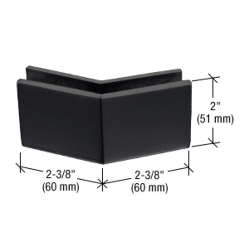 CRL MFC26MBL Matte Black 2-3/8