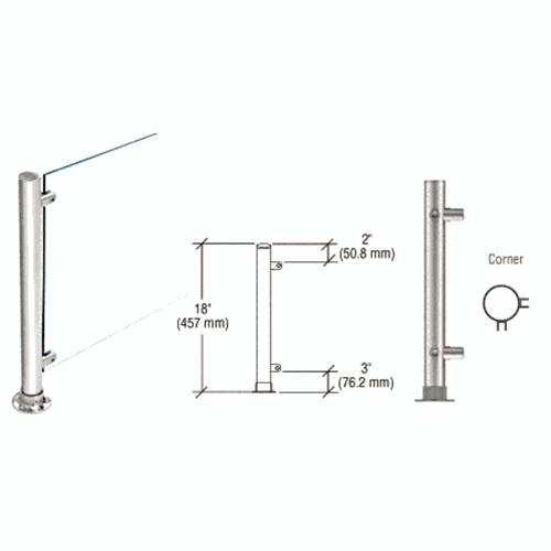 CRL PP45LPS Polished Stainless 18