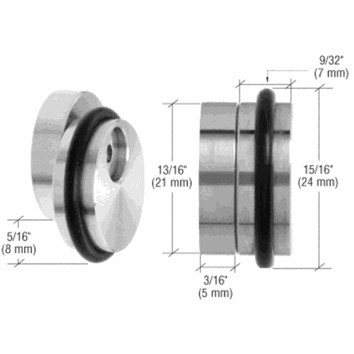 CRL UV6194 UV Large Adjustable Shelf Support