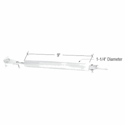 CRL K5118 White Medium-Duty Screen Door Pneumatic Closer