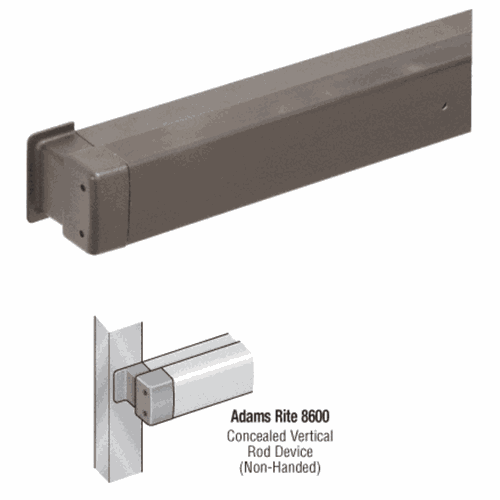 CRL DH8602236 U.S. Aluminum Dark Bronze Anodized Panic Rod for Adams Rite 8600, 36