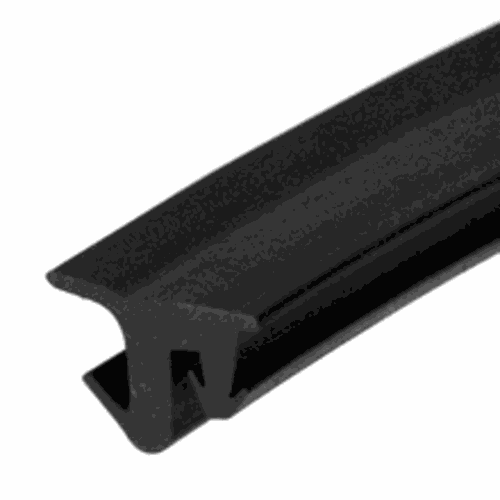 CRL NP225SC U.S. Aluminum Black 487 Silicone Glazing Gasket for 1/4