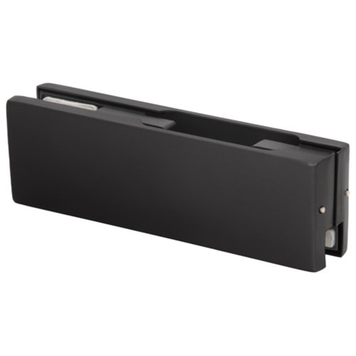 CRL AMR201MBL Matte Black Top/Bottom Patch Fitting - No Insert Included