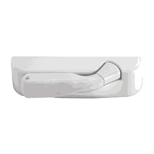 CRL EP27033 Truth Encore White Left-Hand Folding Handle Cover