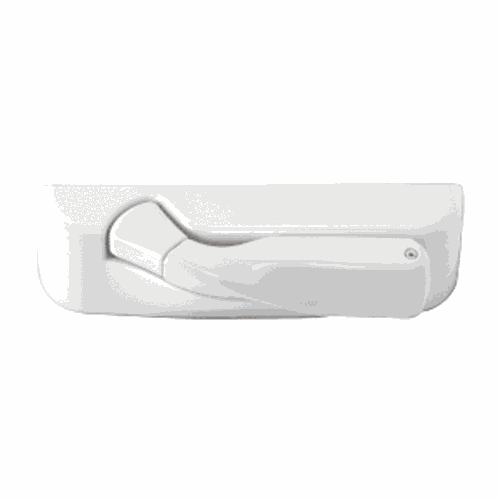 CRL EP27036 Truth Encore Brite White Right-Hand Folding Handle Cover