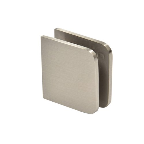 CRL UC66BN Brushed Nickel Junior Fixed Panel U-Clamp