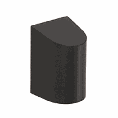 CRL 0P34BDPDU Dark Bronze Offset Bottom Door Pivot Set, Flush Frame Face