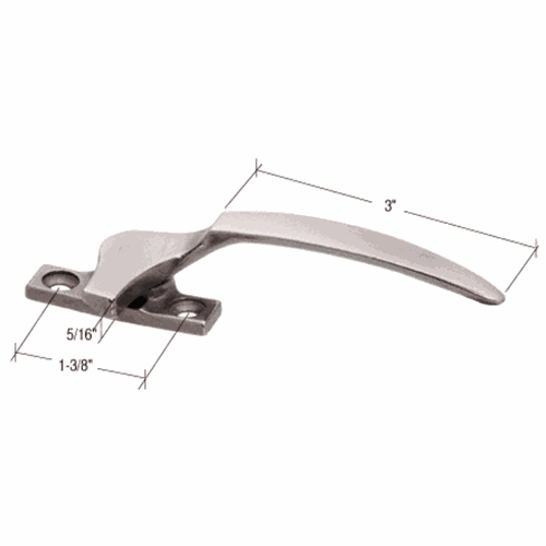 CRL H3603 Right-Hand Casement Window Lock Handle, 1-3/8